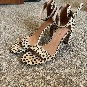 Madewell leopard heel. 7.5